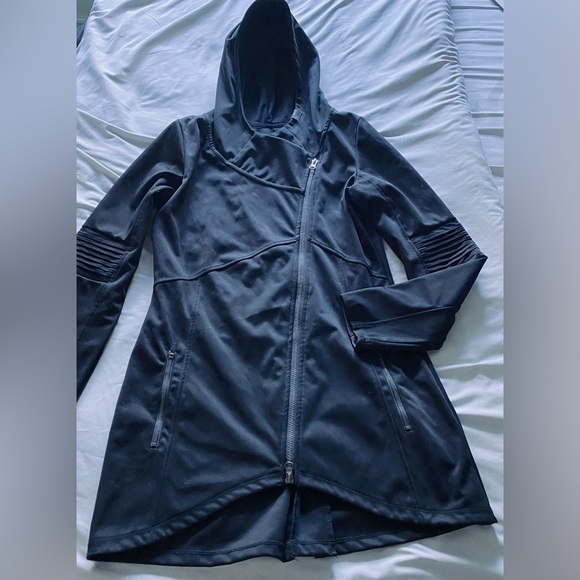 Vintage Mondetta Black Hooded Nomad Long Jacket | Size XS - Picture 3 of 9